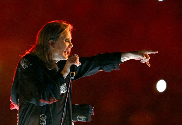 Ozzy Osbourne, el 8 de agosto de 2022, en el estadio Alexander de Birmingham, en el centro de Inglaterra. · Foto: Andy Buchanan, AFP