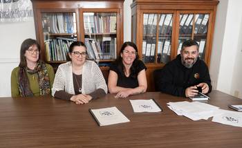 Milena Rodríguez, Valeria Doglio, Cecilia Notari y Esteban Coitiño. · Foto: Alessandro Maradei