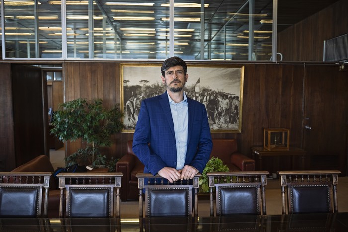 Gustavo González, director general de Rentas (archivo, noviembre de 2025). · Foto: Gianni Schiaffarino