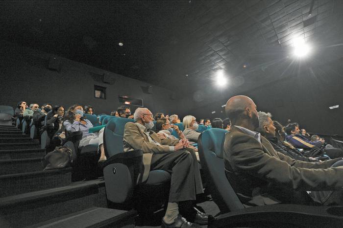 Lanzamiento del 40° Festival Cinematográfico Internacional del Uruguay, en el marco del 70° aniversario de Cinemateca (archivo, abril de 2022). · Foto: Federico Gutiérrez