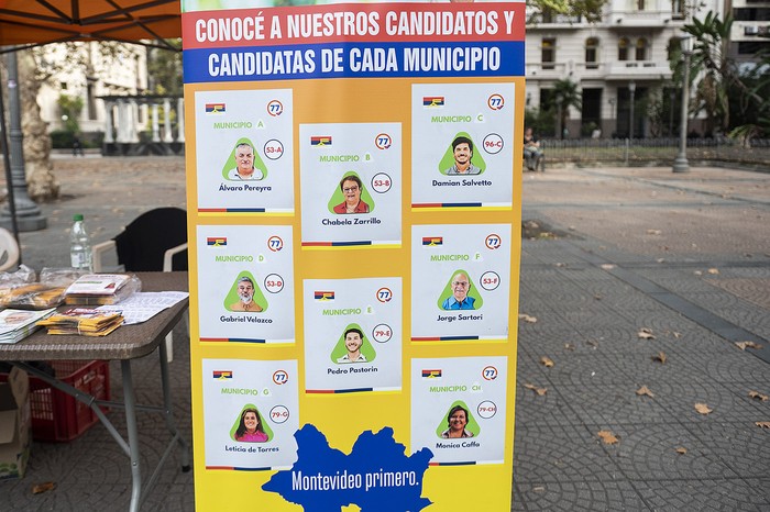 Campaña hacia las elecciones municipales (archivo, mayo de 2025). · Foto: Alessandro Maradei