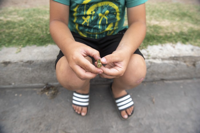 Calle Leandro Gómez y Mendoza, el 4 de febrero de 2025, en Piedras Blancas. Foto: Gianni Schiaffarino