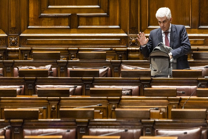 Rodrigo Goñi, diputado del Partido Nacional (archivo, octubre de 2023). · Foto: Ernesto Ryan