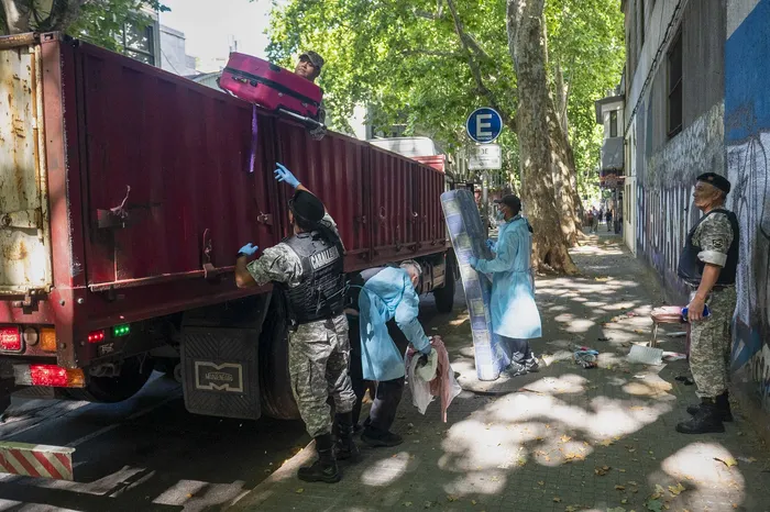Despliegue del Operativo Calle del Ministerio del Interior en el centro de Montevideo. (Archivo, enero de 2026) · Foto: Alessandro Maradei