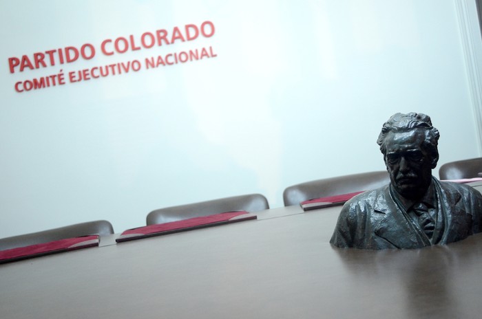 Casa del Partido Colorado (archivo, julio de 2015). · Foto: Pablo Vignali / adhocFOTOS