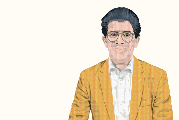 Foto principal del artículo 'Pablo Rosselli: el envejecimiento de la población limita el crecimiento y Uruguay sigue siendo “lento” para reformar' · Ilustración: Luciana Peinado