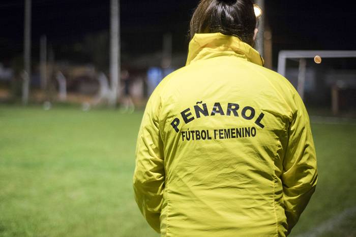 Entrenamiento de Peñarol, en el Complejo La Cima Fútbol (archivo, setiembre de 2019). · Foto: Natalia Rovira