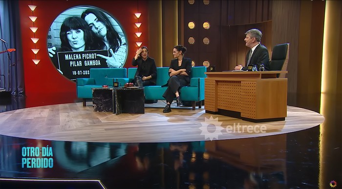 Mario Pergolini junto a Male Pichot y Pilar Gamboa. Foto: captura. · Foto: Alessandro Maradei