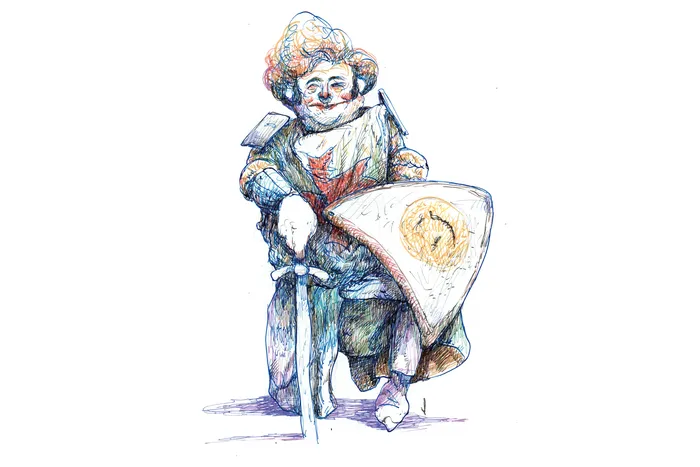 Foto principal del artículo 'Javier Milei: la política exterior como batalla cultural reaccionaria' · Ilustración: Ramiro Alonso