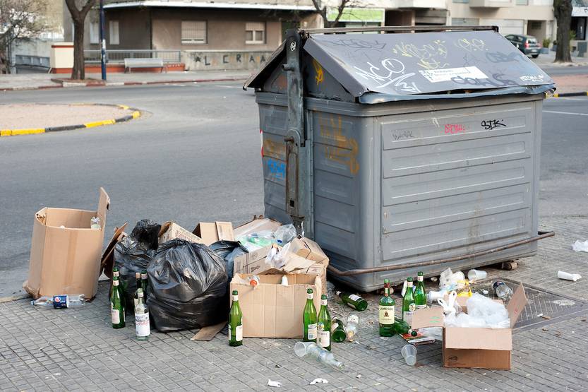 En el operativo de limpieza de diciembre en Montevideo se recolectaron 15.863 toneladas de residuos domiciliarios