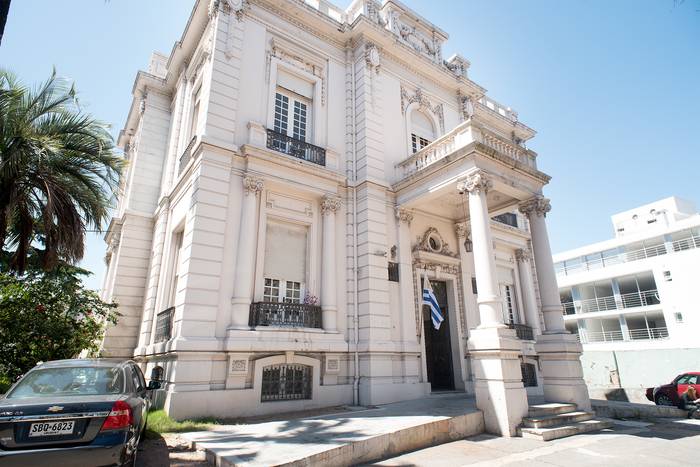 Edificio sede de la Institución Nacional de Derechos Humanos, en Montevideo. Archivo, octubre 2017. · Foto: Ricardo Antúnez, adhocFOTOS