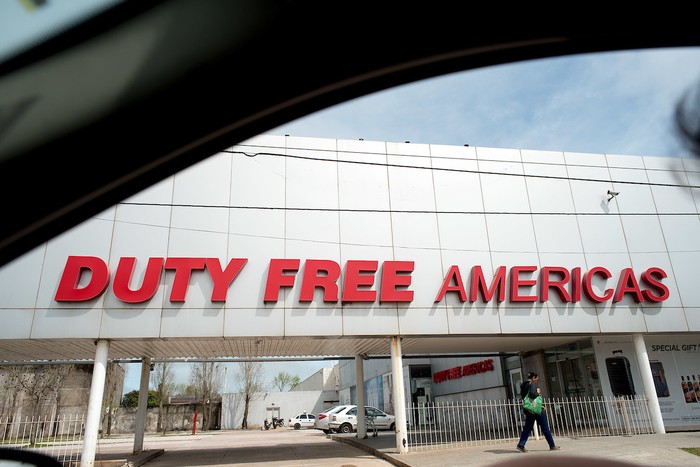 _Free Shop_ en el Chuy, Rocha (archivo, setiembre de 2018). · Foto: Ricardo Antúnez, adhocFOTOS