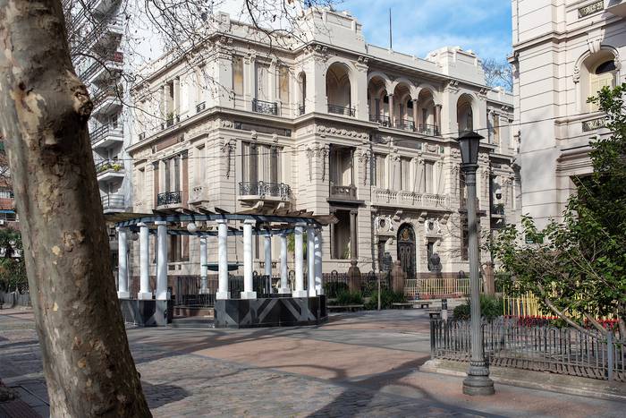 Palacio Piria, sede de la Suprema Corte de Justicia, en Montevideo. · Foto: Ricardo Antúnez, adhocFOTOS