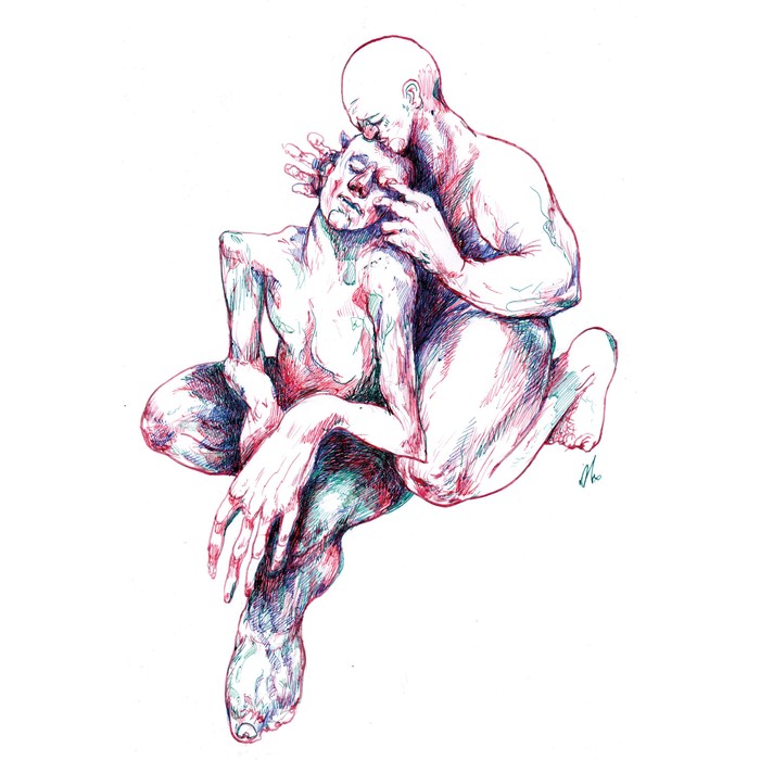 Foto principal del artículo 'El eclipse del dolor' · Ilustración: Ramiro Alonso