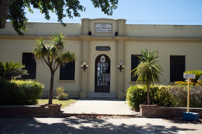 Liceo Daniel Armand Ugón, en Colonia Valdense. · Foto: Ignacio Dotti