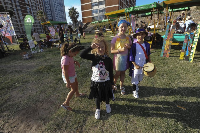 Tablado de Carnavalé en Paraguay y la Rambla (Archivo, febrero de 2022) · Foto: Federico Gutiérrez
