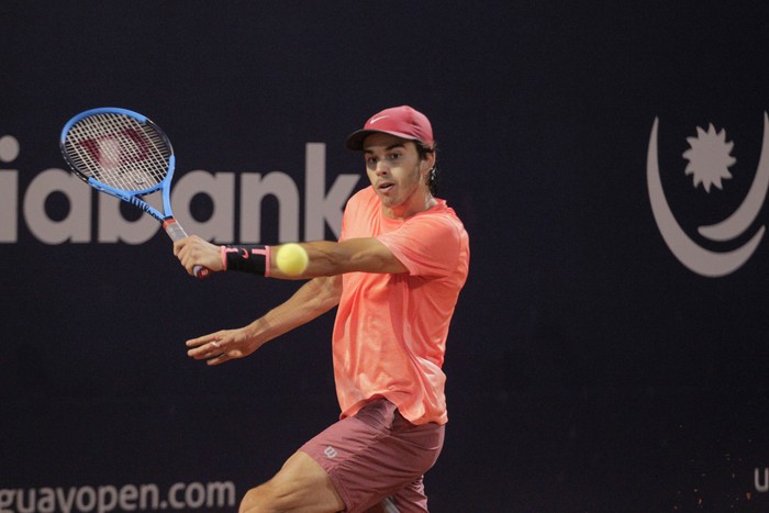 Franco Roncadelli, el 4 de noviembre de 2019, en el Carrasco Lawn Tennis. · Foto: Ernesto Ryan