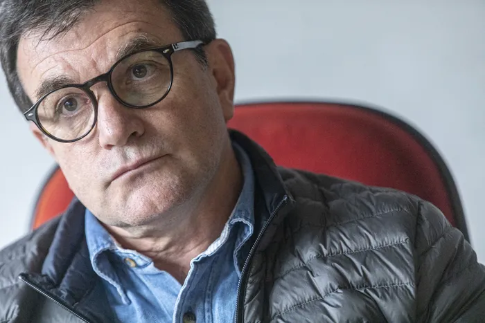 Jorge Giordano en la AUF (archivo, abril de 2022) · Foto: Ernesto Ryan