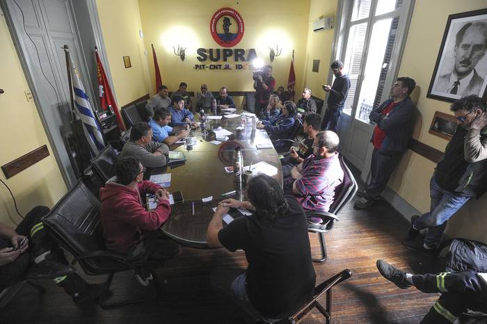 Reunión del Secretariado Ejecutivo del Supra, el 10 de mayo de 2022. · Foto: Federico Gutiérrez