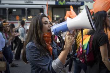 Marcha feminista (archivo, noviembre de 2019). · Foto: Mariana Greif