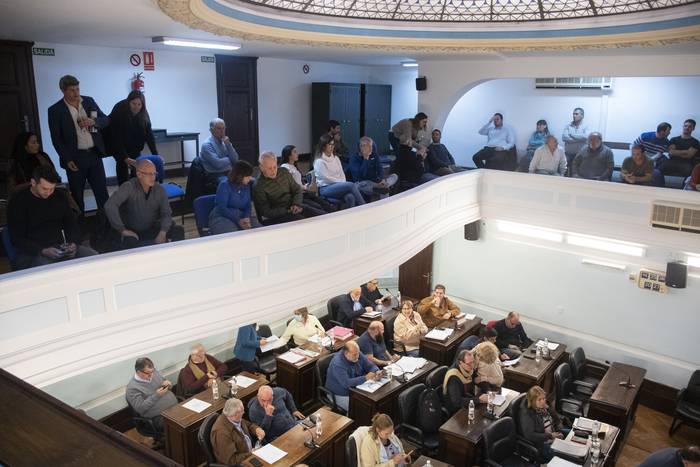 Sesión de la Junta Departamental de Colonia (archivo, abril de 2022). · Foto: Ignacio Dotti