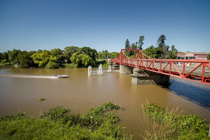 Puente giratorio, arroyo Las Vacas, Carmelo, Colonia (archivo, marzo de 2022) · Foto: Daniela Hernández