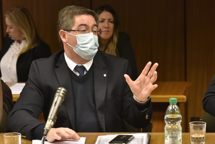 Leonardo Cipriani en la Comisión de Salud de Diputados. · Foto: Federico Gutiérrez