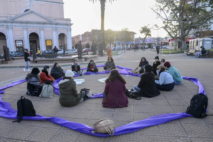 Coordinadora del 8M en la plaza San Fernando (archivo, 2022) · Foto: Natalia Ayala