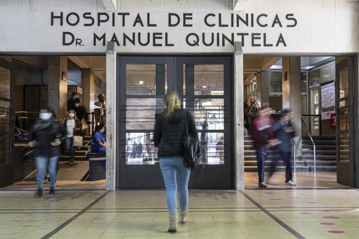 Hospital de Clínicas (archivo, junio de 2022). · Foto: Ernesto Ryan