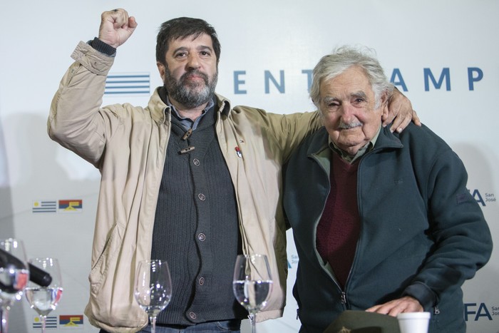 Fernando Pereira y José Mujica (archivo). · Foto: Ernesto Ryan