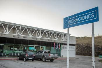 Puesto de Migración en el shopping de Rivera (archivo, junio de 2022). · Foto: Ernesto Ryan