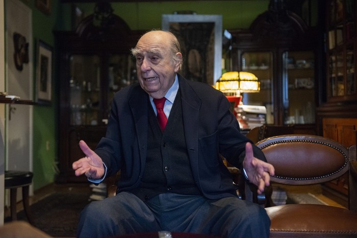 Julio María Sanguinetti (archivo, 2022). · Foto: Alessandro Maradei