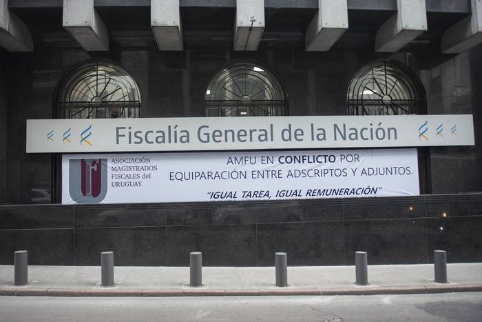 Sede de la Fiscalía General de la Nación, en Montevideo. · Foto: Alessandro Maradei