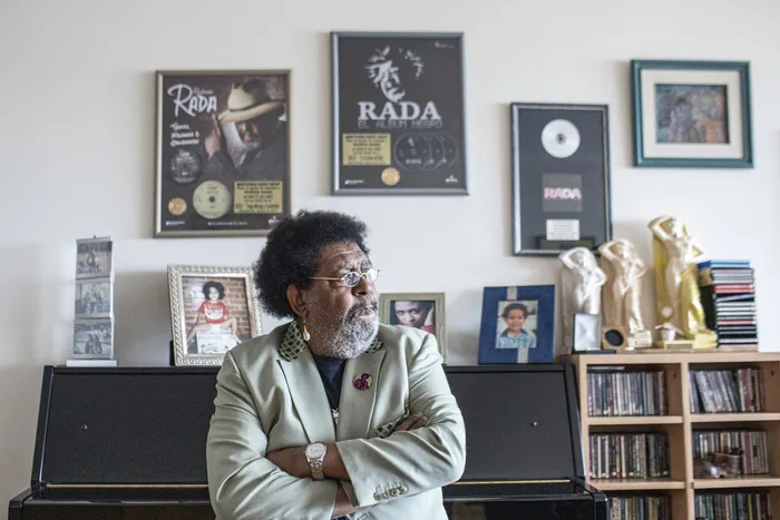 Ruben Rada en su casa (archivo, 2022). · Foto: Ernesto Ryan
