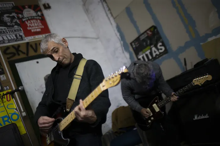 Federico González durante un ensayo de La Foca. (Archivo, agosto de 2022) · Foto: Ernesto Ryan
