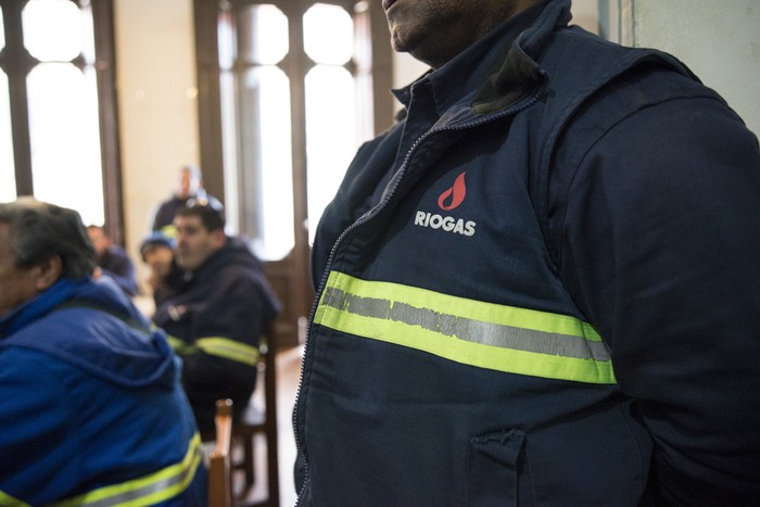 Trabajadores sindicalizados de Riogas (archivo, agosto de 2022). · Foto: Mara Quintero