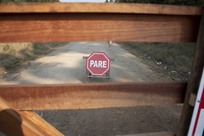 Ingreso a playa Platero, en Colonia (archivo, agosto de 2022). · Foto: Ignacio Dotti