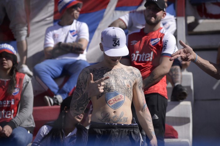 Hinchada de Nacional en el estadio Gran Parque Central (archivo, 2022). · Foto: Alessandro Maradei