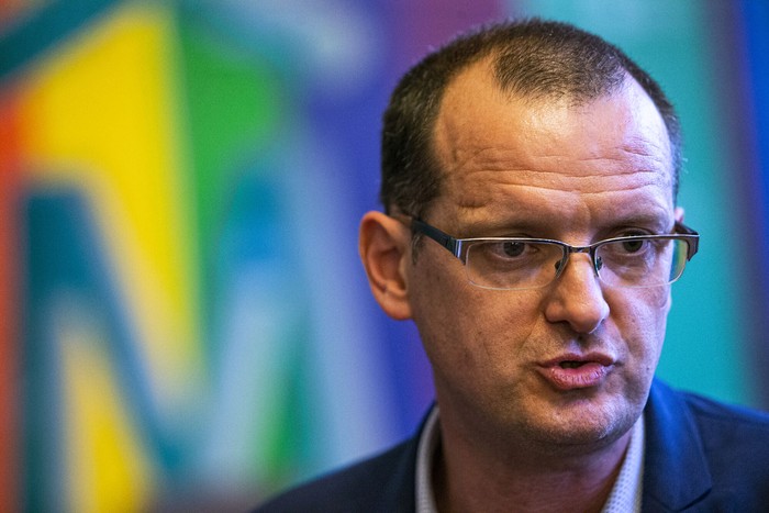 Guillermo Moncecchi (archivo, setiembre de 2022). · Foto: Ernesto Ryan