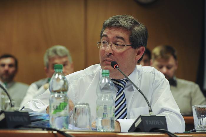 Leonardo Cipriani en la Comisión de Presupuesto (22.09.2022). · Foto: Federico Gutiérrez