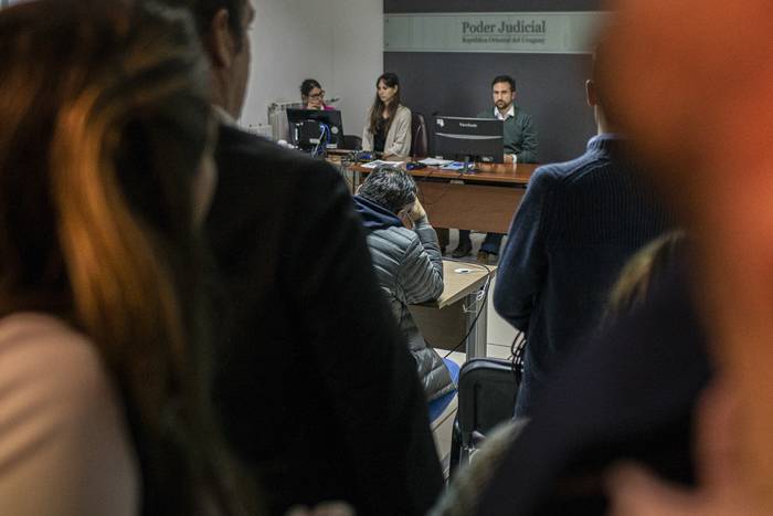 Audiencia de formalización de Alejandro Astesiano. · Foto: Ernesto Ryan