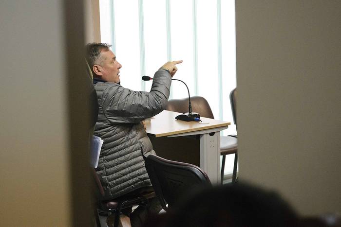 Alejandro Astesiano, durante la audiencia judicial el 21 de octubre. · Foto: Mara Quintero