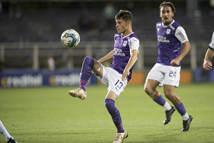 Matías Abaldo, en el estadio Luis Franzini (archivo, octubre de 2022). · Foto: Ramiro Cicao