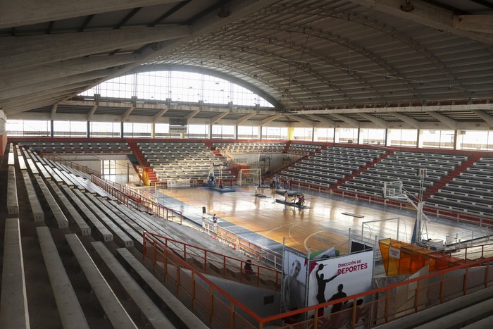 Estadio 8 de Junio en Paysandú. · Foto: Marcelo Cattani