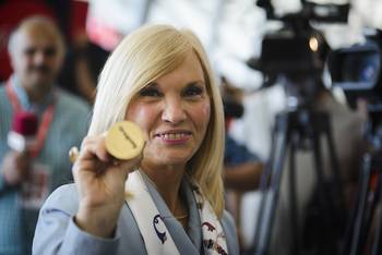 Beatriz Argimón (archivo, octubre de 2022). · Foto: Mara Quintero
