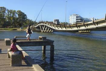 Puente de la Barra de Maldonado. · Foto: Virginia Martínez  Díaz