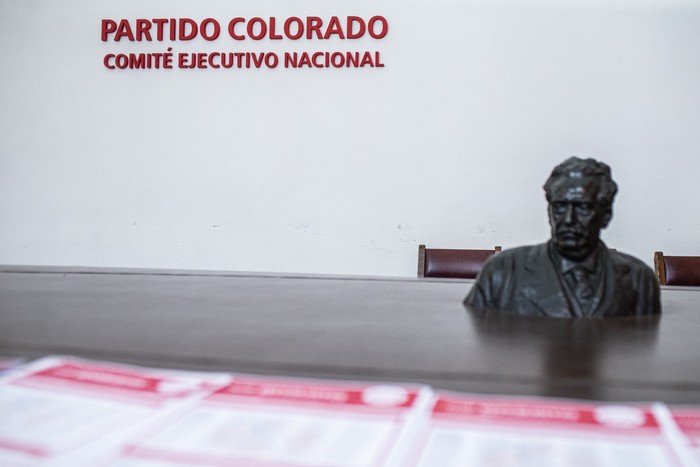 Casa del Partido Colorado. · Foto: Ernesto Ryan