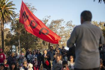 Acto del MPP en el Parque Rodó de Montevideo (archivo, noviembre de 2022). · Foto: Alessandro Maradei