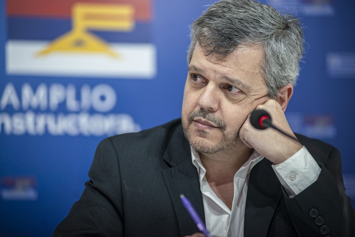 Gustavo Leal, en la Huella de Seregni (archivo, 2022) · Foto: Alessandro Maradei