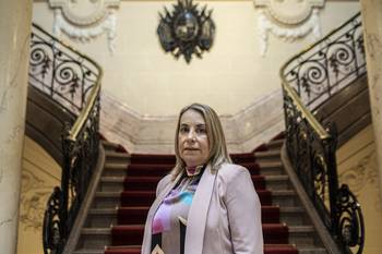 Doris Morales (archivo, febrero de 2023). · Foto: Ernesto Ryan